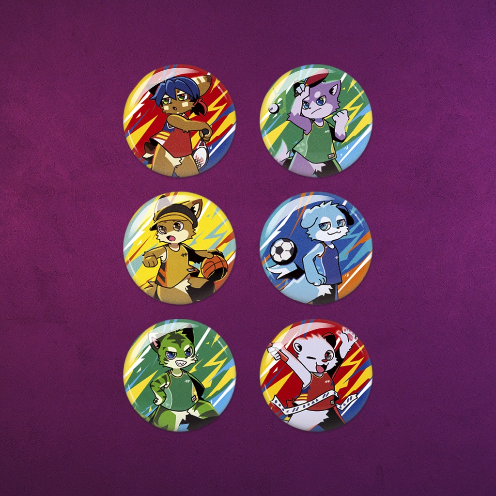 PDTIK SPORTS vol.2 ランダム缶バッジ