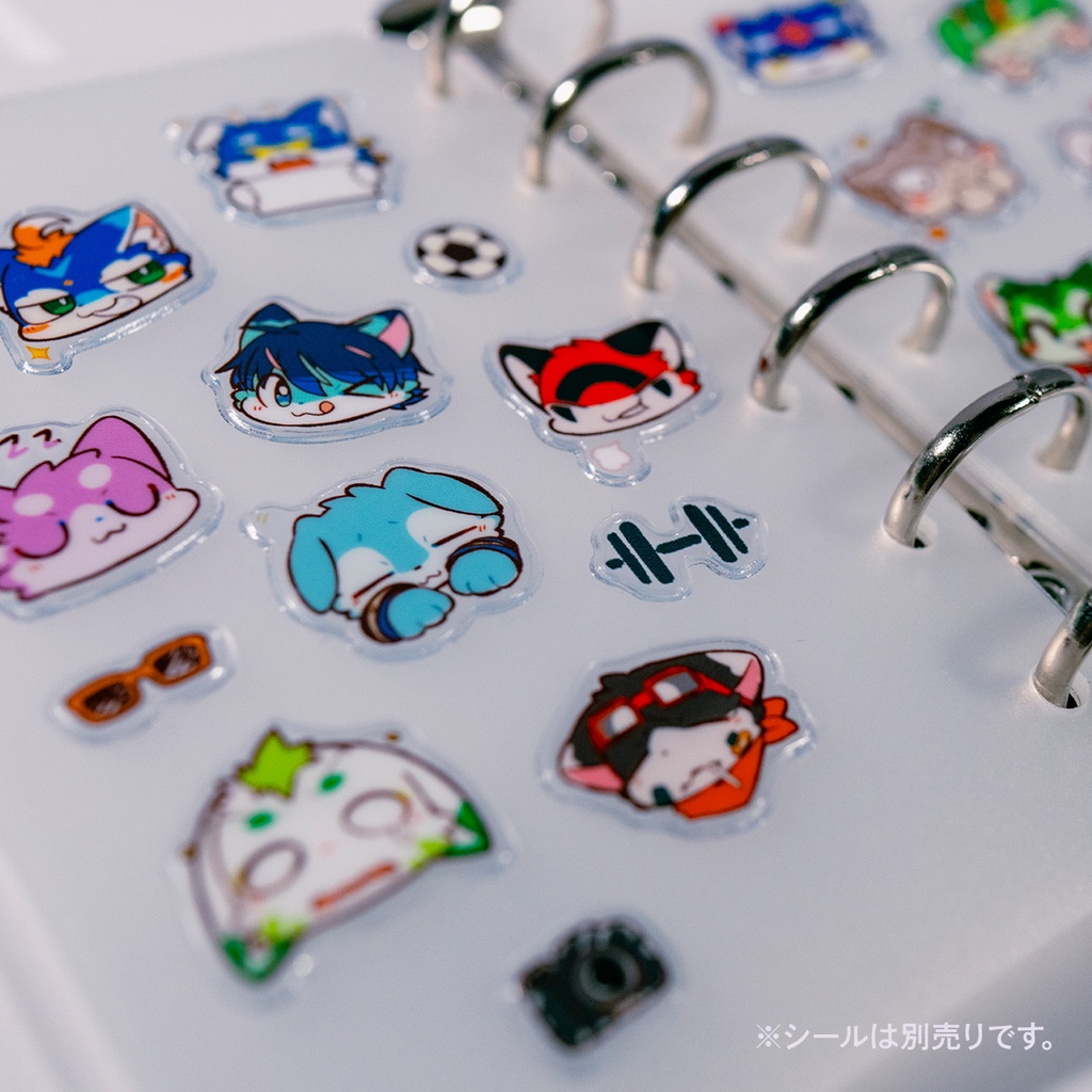 PDTIK オリジナルシール帳 - プロダクション体育館 通信販売部 - BOOTH
