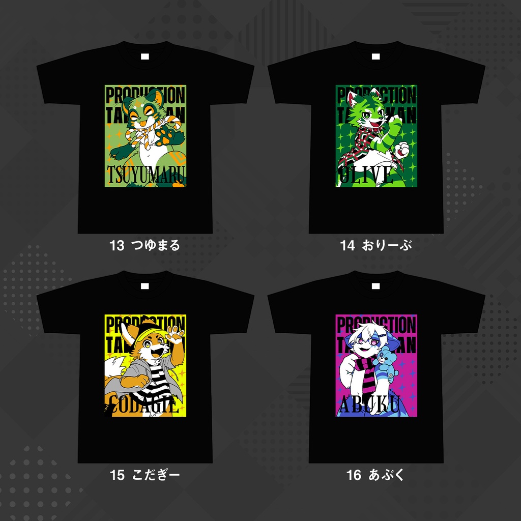【先行通販】PDTIK メンバーグラフィックTシャツ
