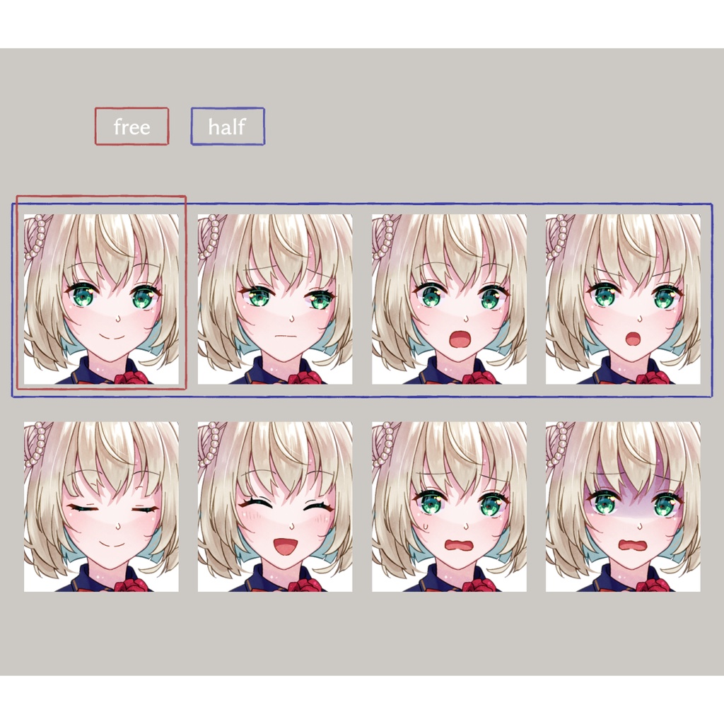 【無料版あり】薔薇の少女/衣装3種【adopt02】
