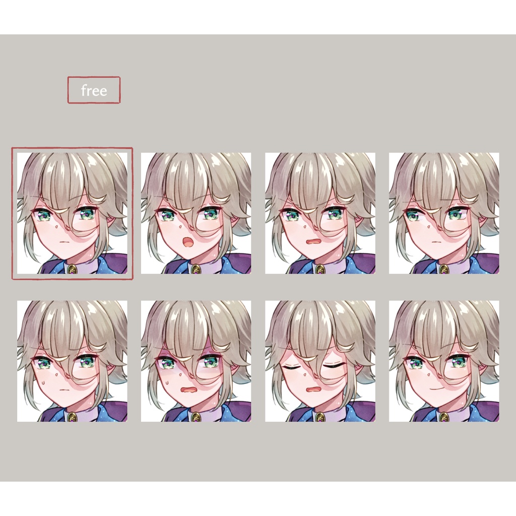 【無料版あり】本を持つ少年/衣装3種【adopt15】