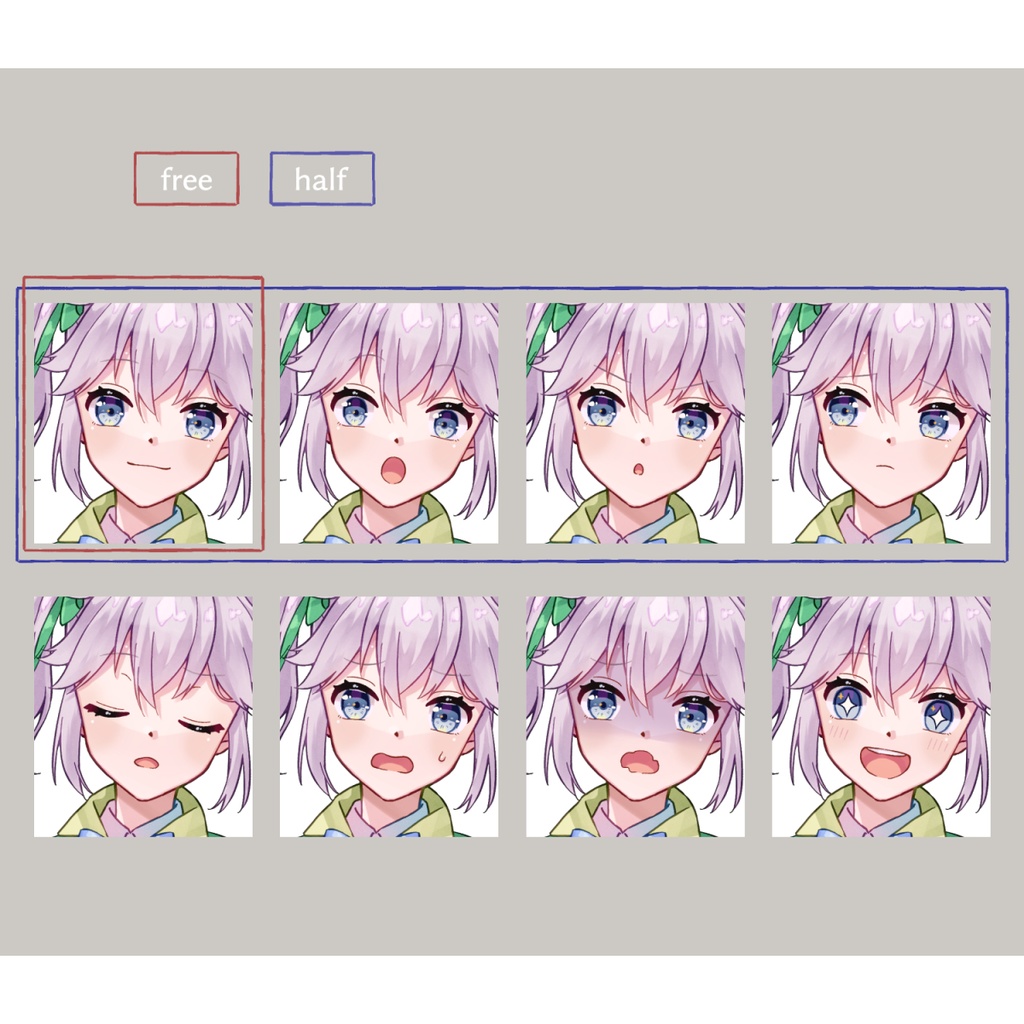 【無料版あり】勿忘草の少女/衣装3種【adopt25】