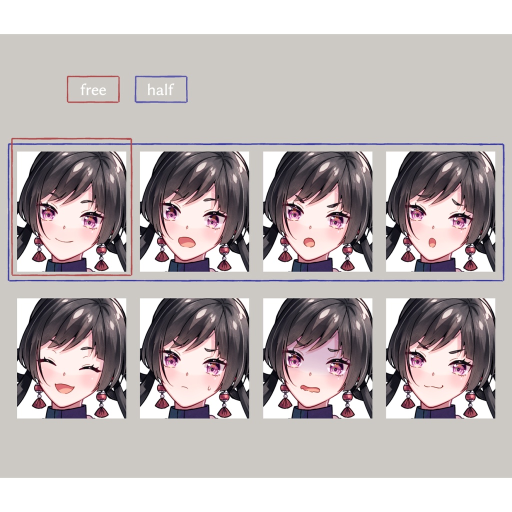 【無料版あり】梅花の少女/衣装3種【adopt21】