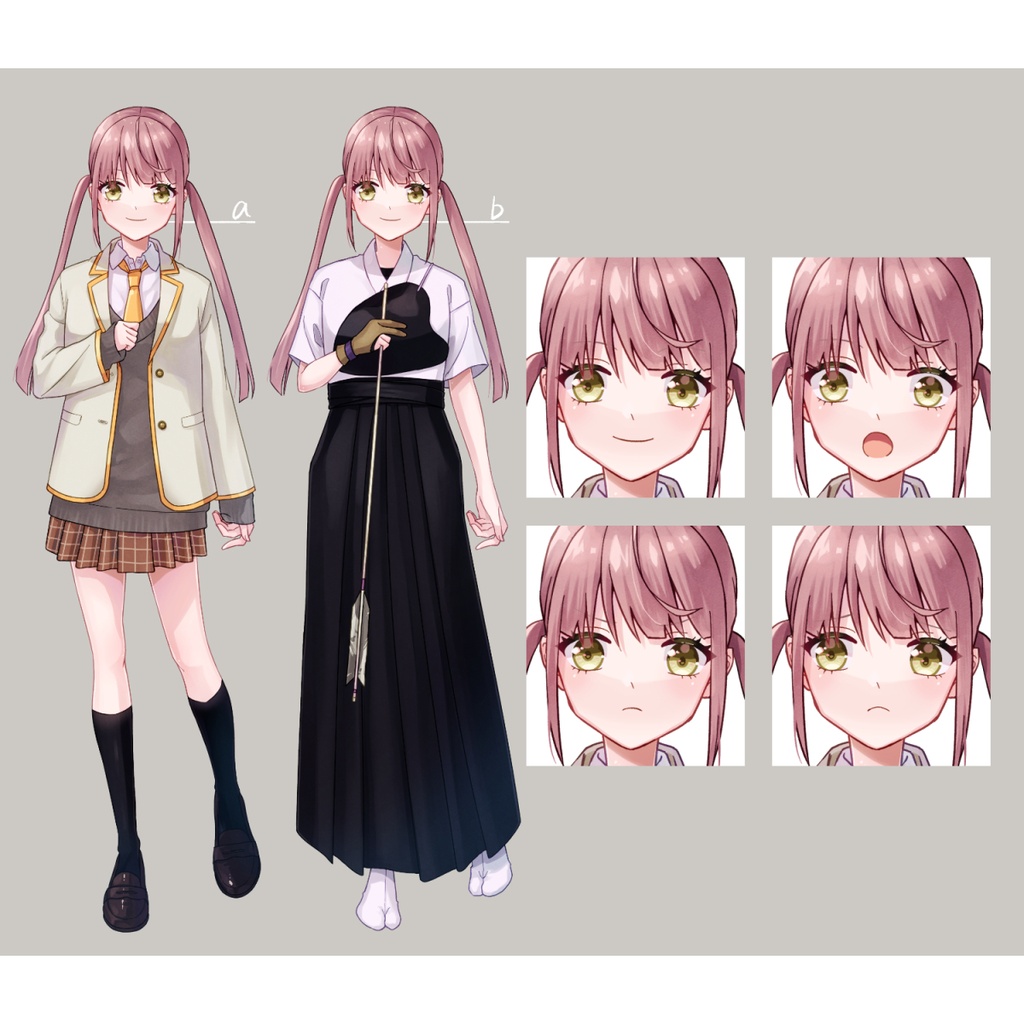 女子学生/制服/弓道部【adopt47】