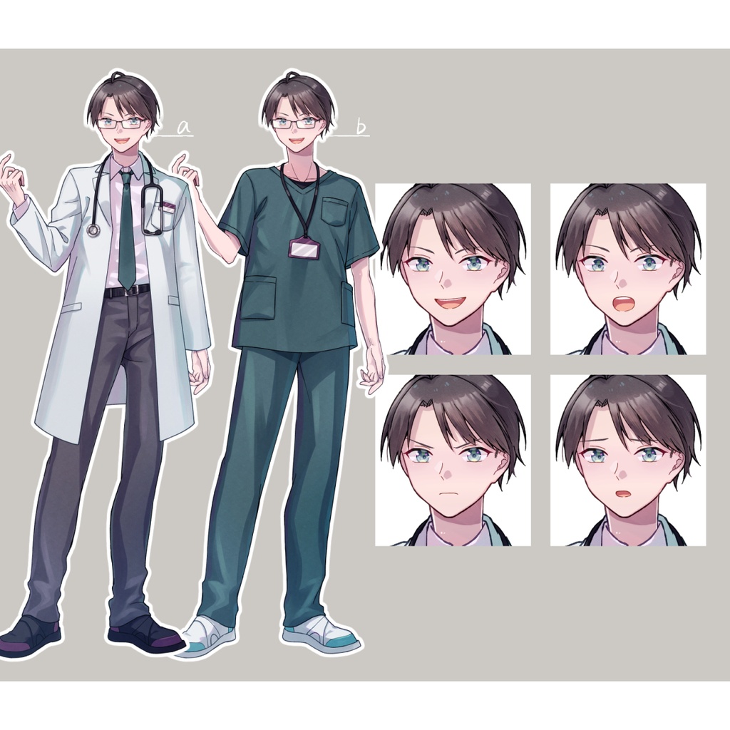 男性医師/白衣/スクラブ【adopt61】
