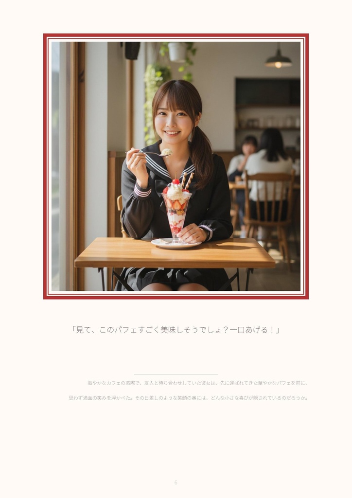 【500枚収録】AIデジタル写真集「川越あい」黒セーラーの季節 - 秋色と冬の気配 -