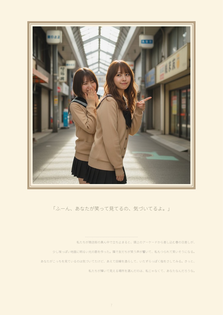 【500枚収録】AI写真集「川越あい」冬の終わり