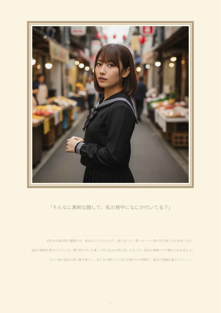 【500枚収録】AI写真集「川越あい」冬の終わり