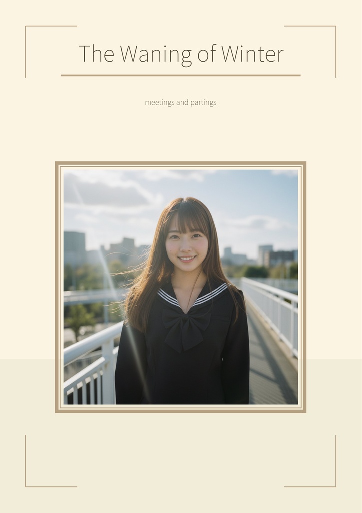 [500 Images] AI Photo Book "Ai Kawagoe" - End of Winter