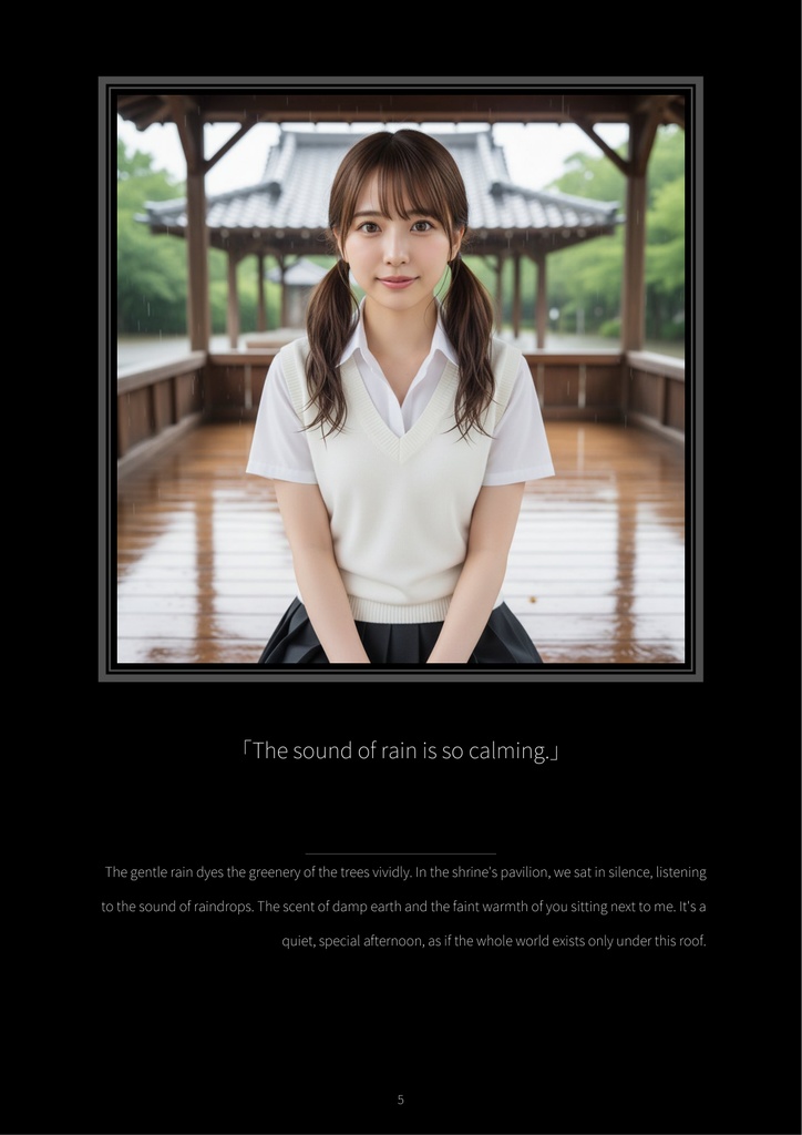 Ai Kawagoe Digital Photobook: Deep Navy Whispers - The Navy & White Vest Collection