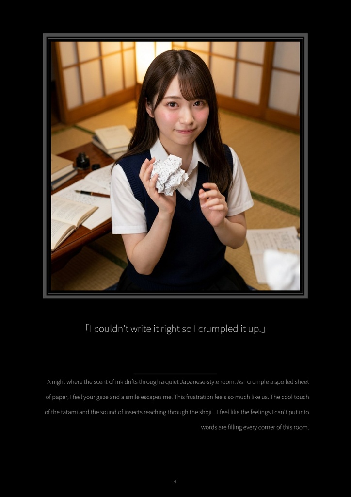 Ai Kawagoe Digital Photobook: Deep Navy Whispers - The Navy & White Vest Collection
