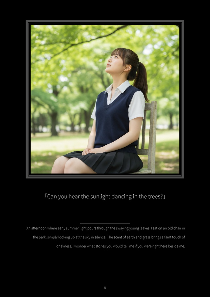 Ai Kawagoe Digital Photobook: Deep Navy Whispers - The Navy & White Vest Collection