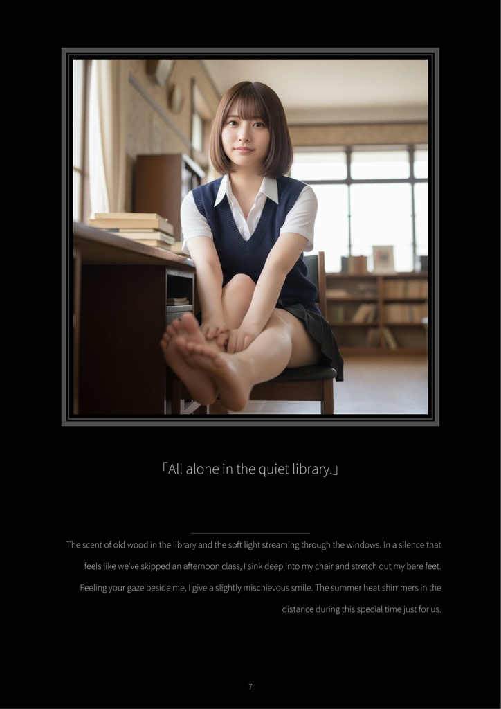 Ai Kawagoe Digital Photobook: Deep Navy Whispers - The Navy & White Vest Collection