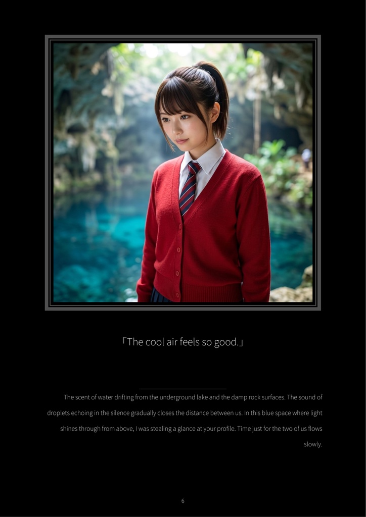 Ai Kawagoe Digital Photobook: Crimson Paradox - The Red Cardigan & Tie Collection