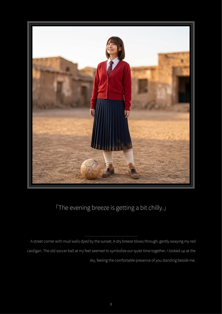 Ai Kawagoe Digital Photobook: Crimson Paradox - The Red Cardigan & Tie Collection