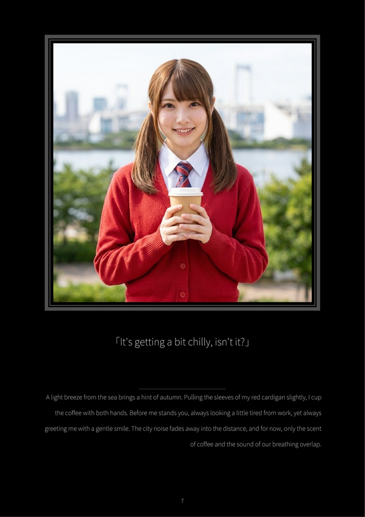 Ai Kawagoe Digital Photobook: Crimson Paradox - The Red Cardigan & Tie Collection