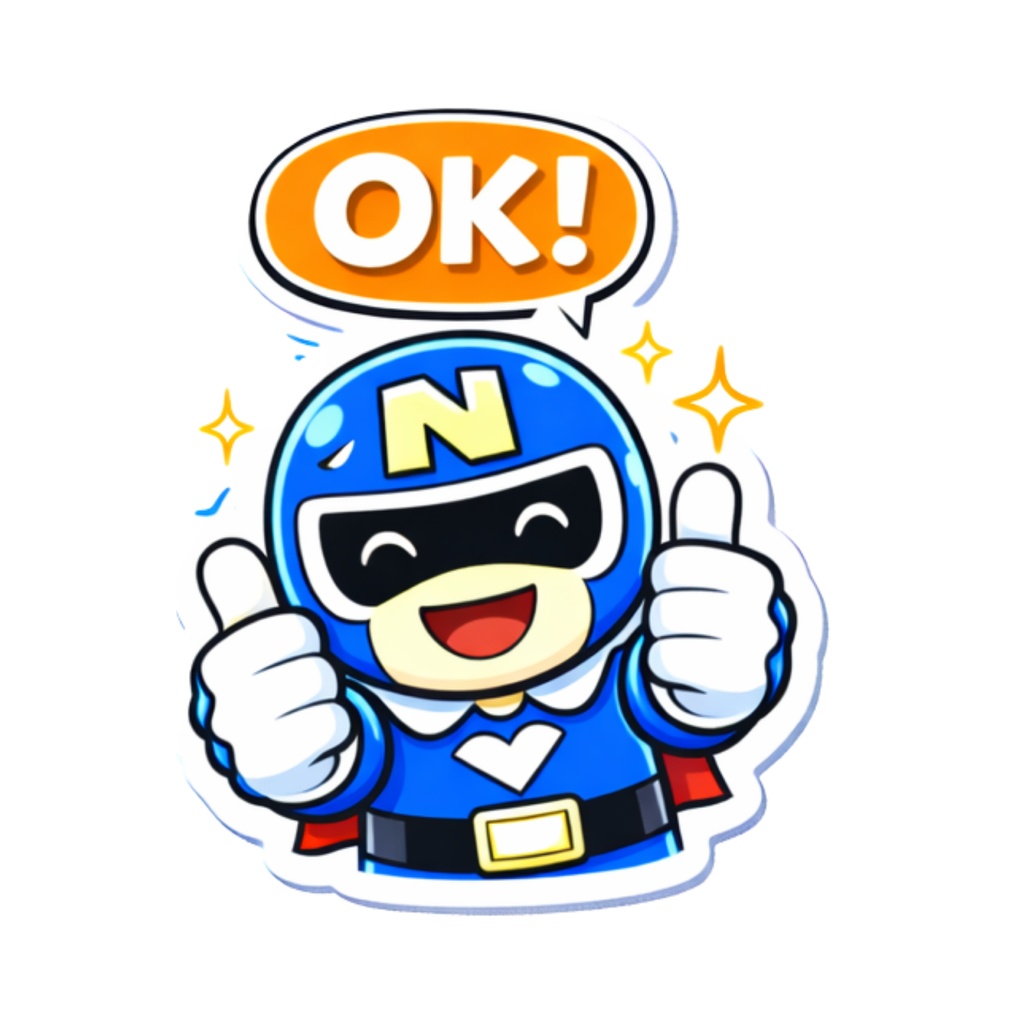 ナニシトンジャー|ちょこっと無料ステッカー(5枚)