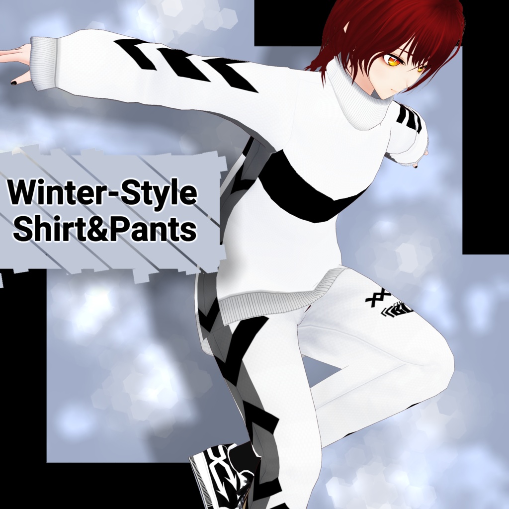 無料版あり Winter Style セットアップ【VRoid用】