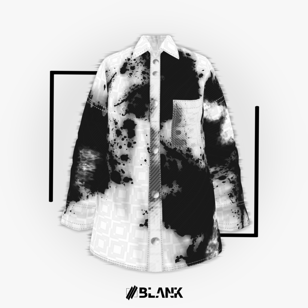 サンプルあり BLANK-Dying Style セットアップ【VRoid用】