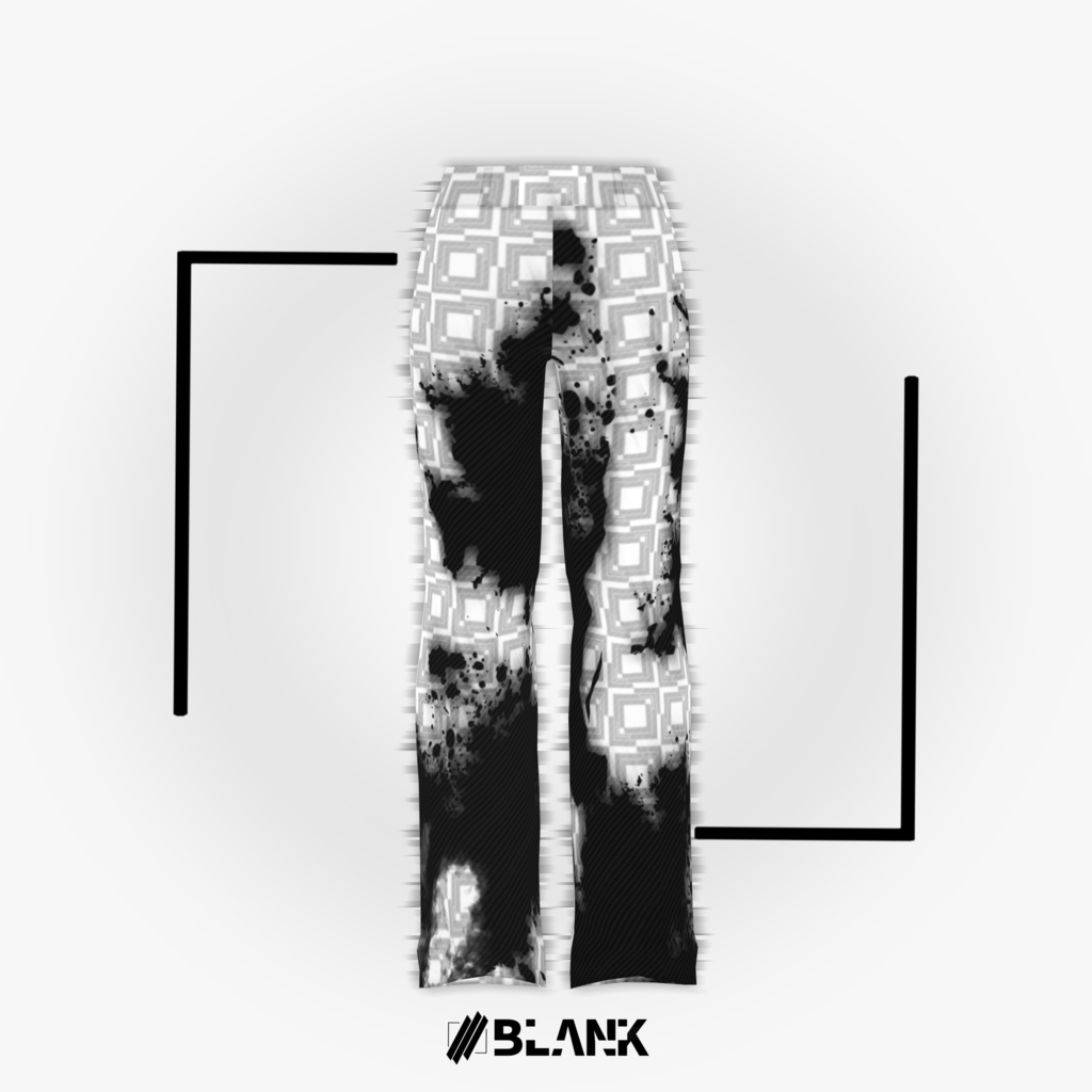 サンプルあり BLANK-Dying Style セットアップ【VRoid用】