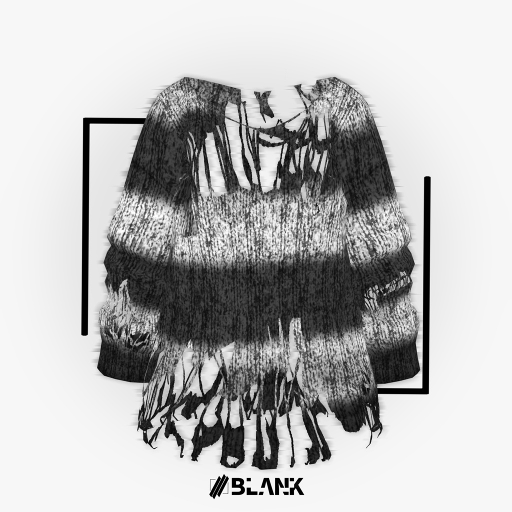 無料版あり BLANK-Prison Style ニットセーター【VRoid用】