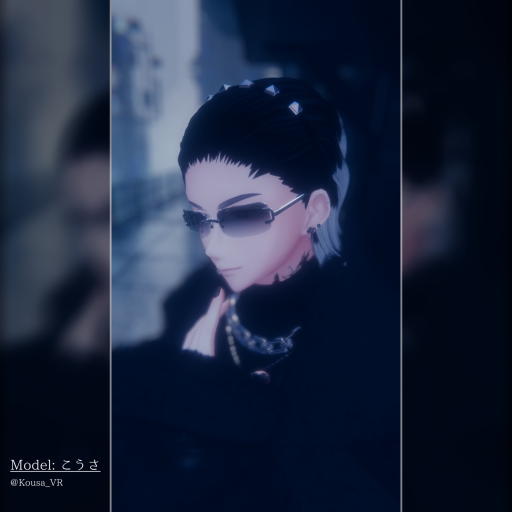 BLANK-Headband Style オールバックヘアー【水瀬,狛乃】