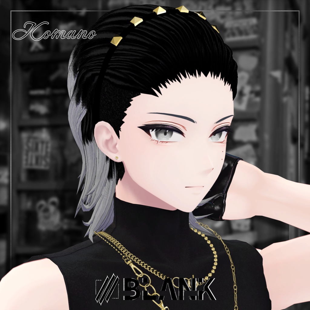 BLANK-Headband Style オールバックヘアー【水瀬,狛乃】