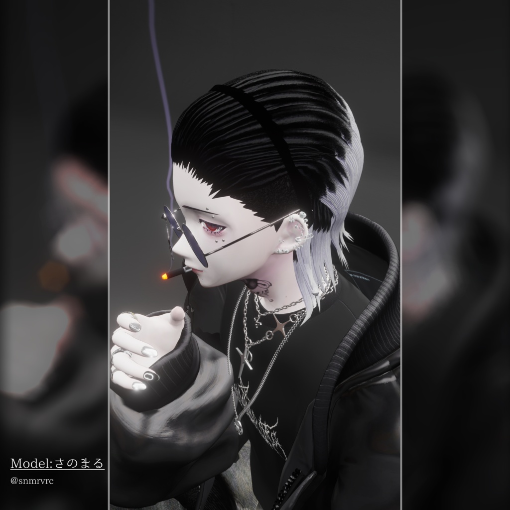 BLANK-Headband Style オールバックヘアー【水瀬,狛乃】