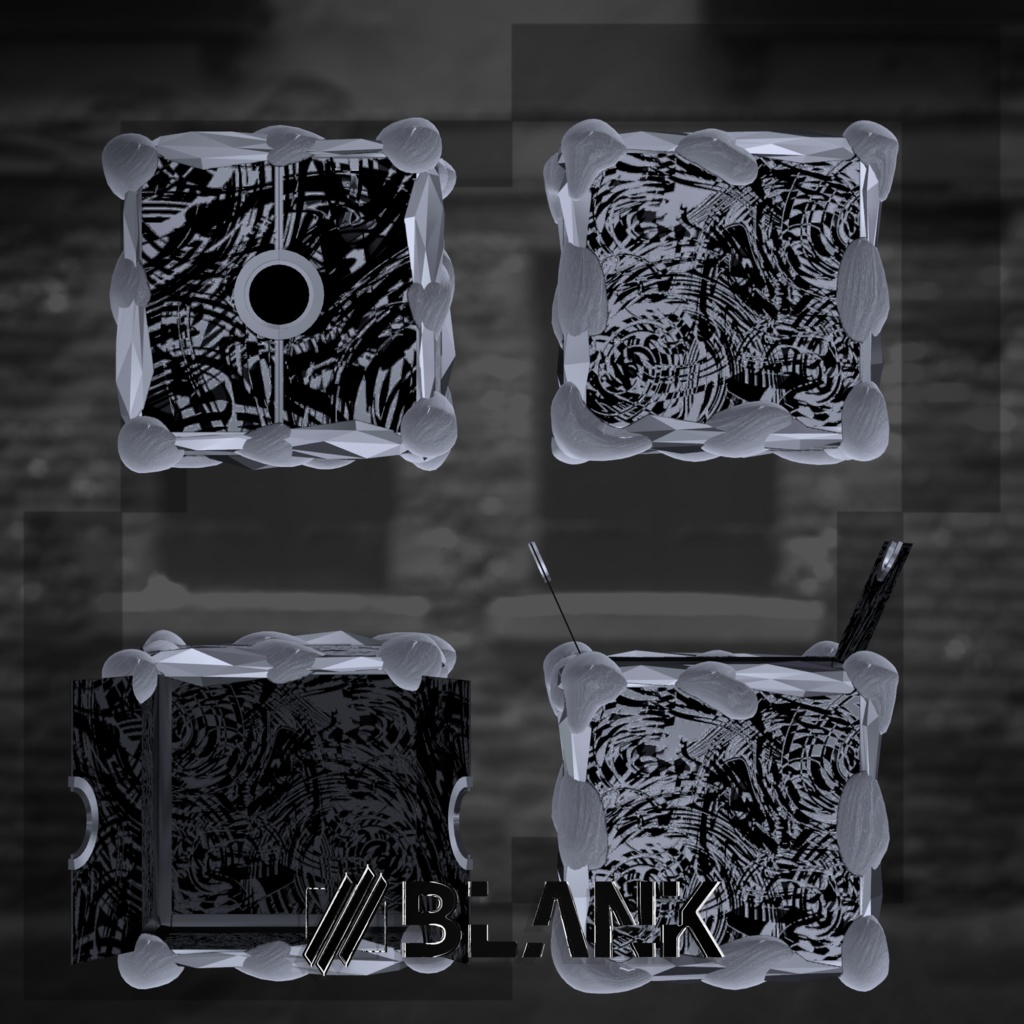 BLANK-Mafia Style リング&ボックス【3Dモデル】