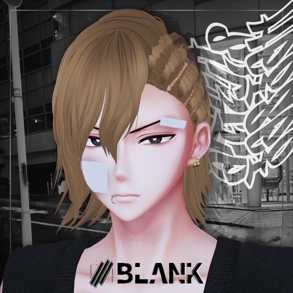 BLANK-Yankee Style コーンロウヘアー【水瀬,狛乃】