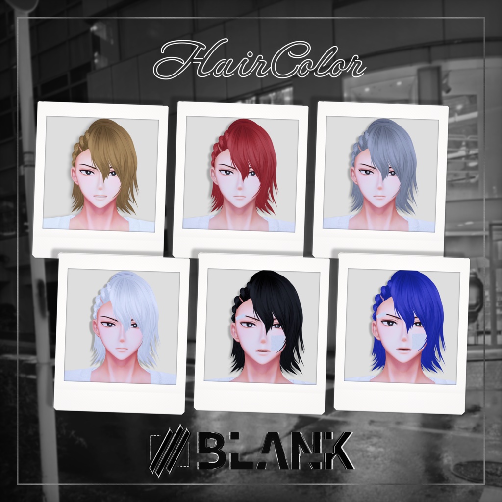 BLANK-Yankee Style コーンロウヘアー【水瀬,狛乃】