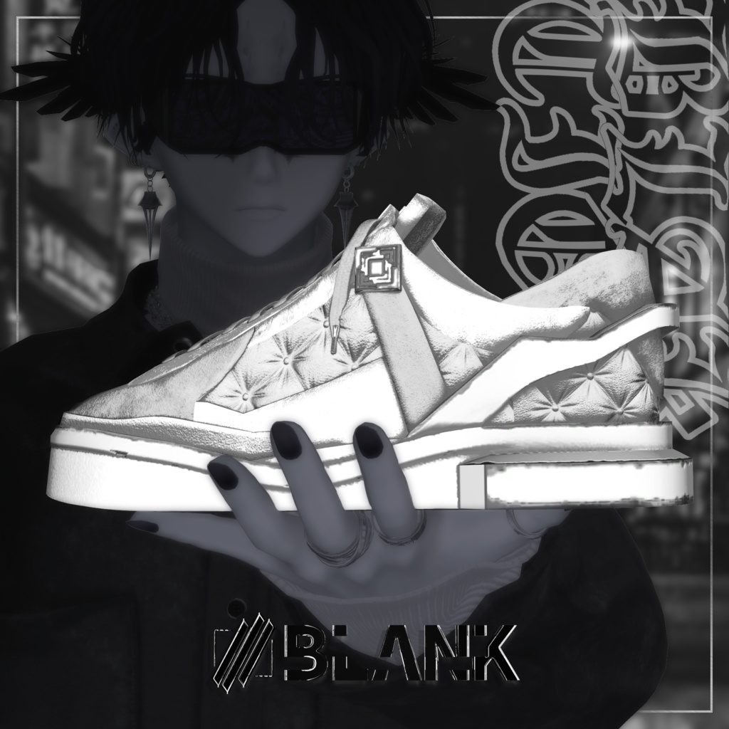 BLANK-BLAKTION スニーカー【水瀬,狛乃,森羅対応】#fillinthe_BLANK_