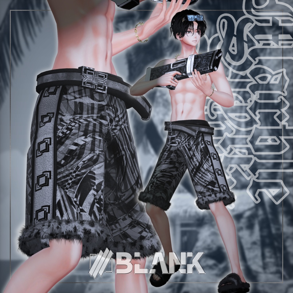 BLANK-Marble Style スイムウェア【水瀬,狛乃対応】#fillinthe_BLANK_