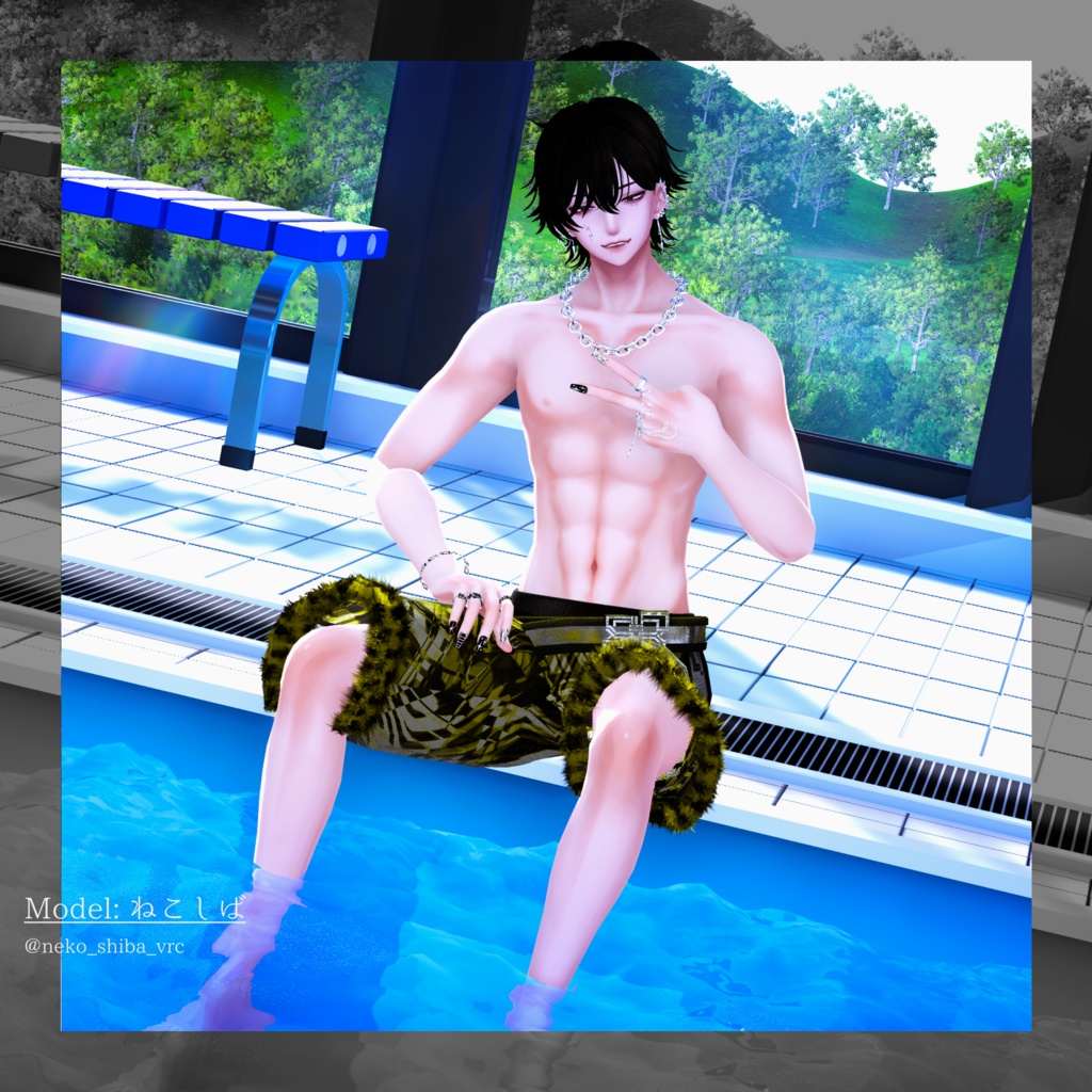 BLANK-Marble Style スイムウェア【水瀬,狛乃対応】#fillinthe_BLANK_