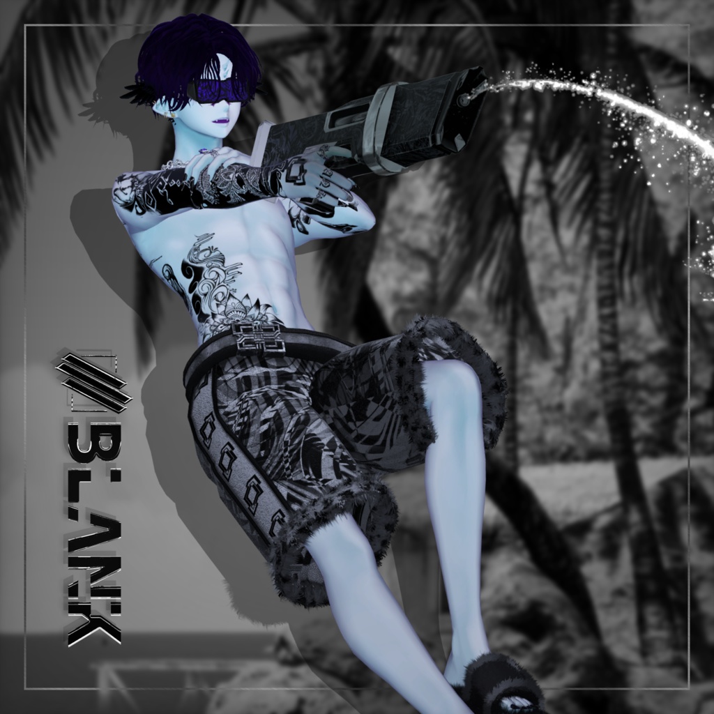 BLANK-Marble Style スイムウェア【水瀬,狛乃対応】#fillinthe_BLANK_