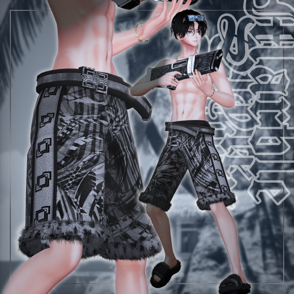 BLANK-Marble Style スイムウェア【水瀬,狛乃対応】#fillinthe_BLANK_