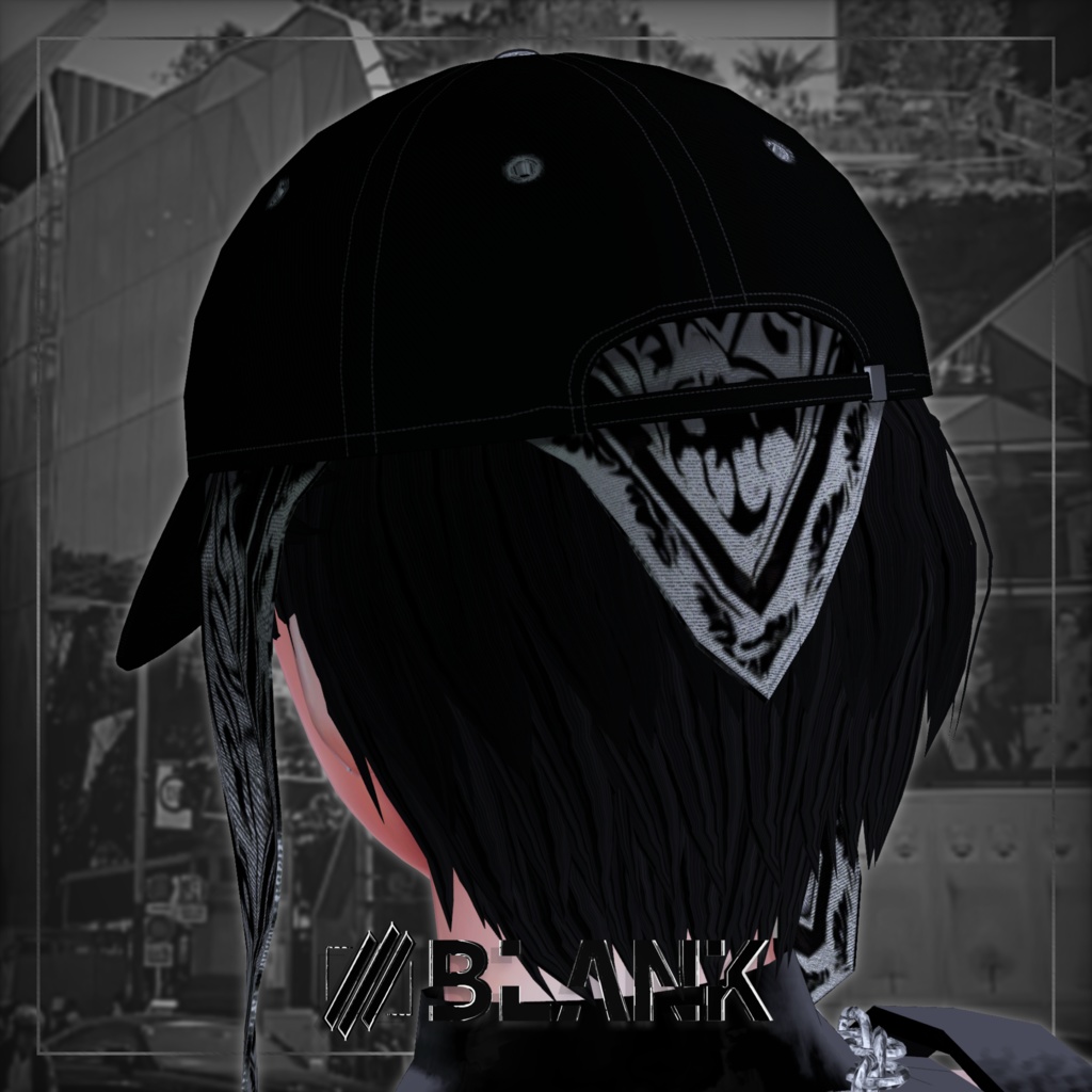 BLANK-Bandana Style キャップ【水瀬,狛乃,墨惺】