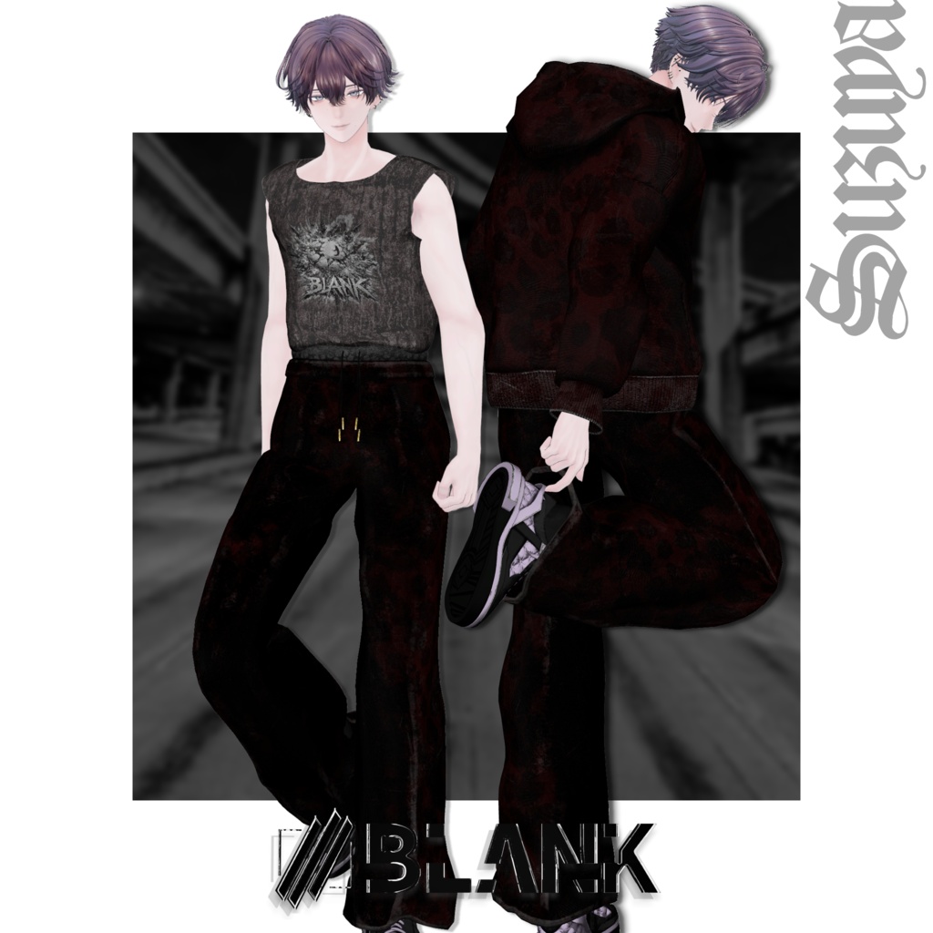 BLANK-Leopard Style セットアップ【5アバター MA対応】#fillinthe_BLANK_