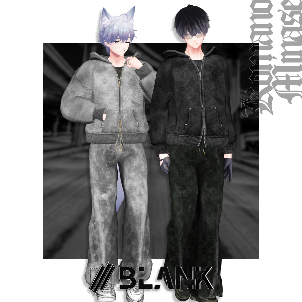 【25%OFF!!!】BLANK-Leopard Style セットアップ【4アバター MA対応】#fillinthe_BLANK_