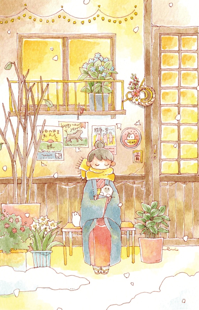 【原画】あたたかな福