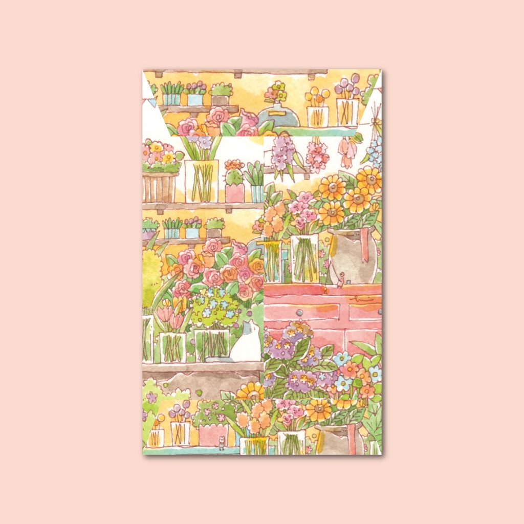 ポチ袋3枚セット(お花屋さん)