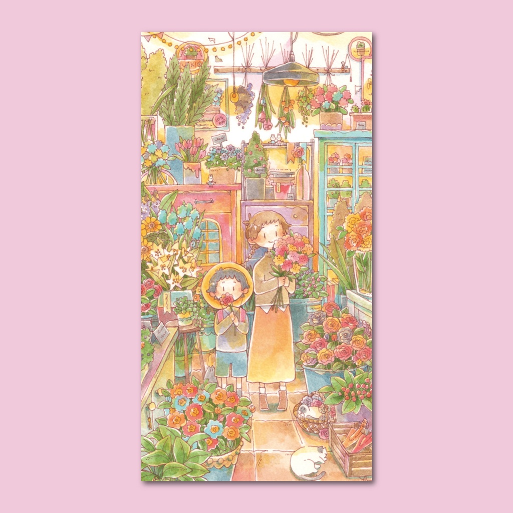 封筒3枚セット（花屋）