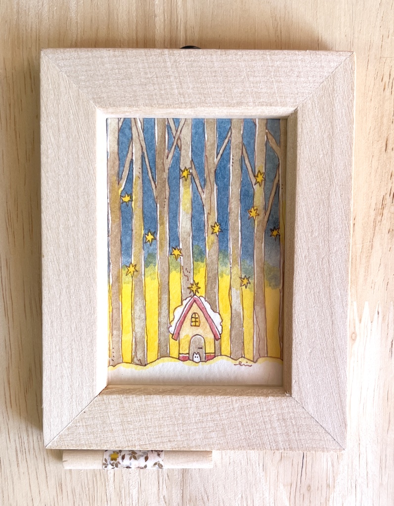 【 原画 】夜の森