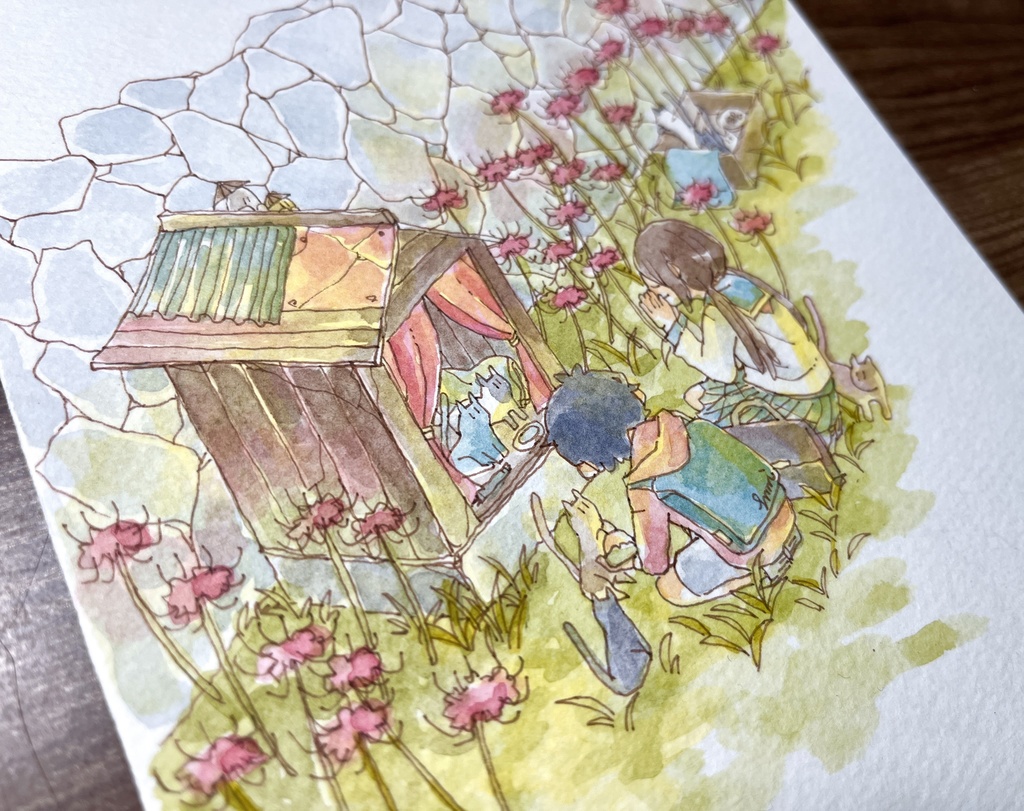 【 原画 】祈り(額なし)