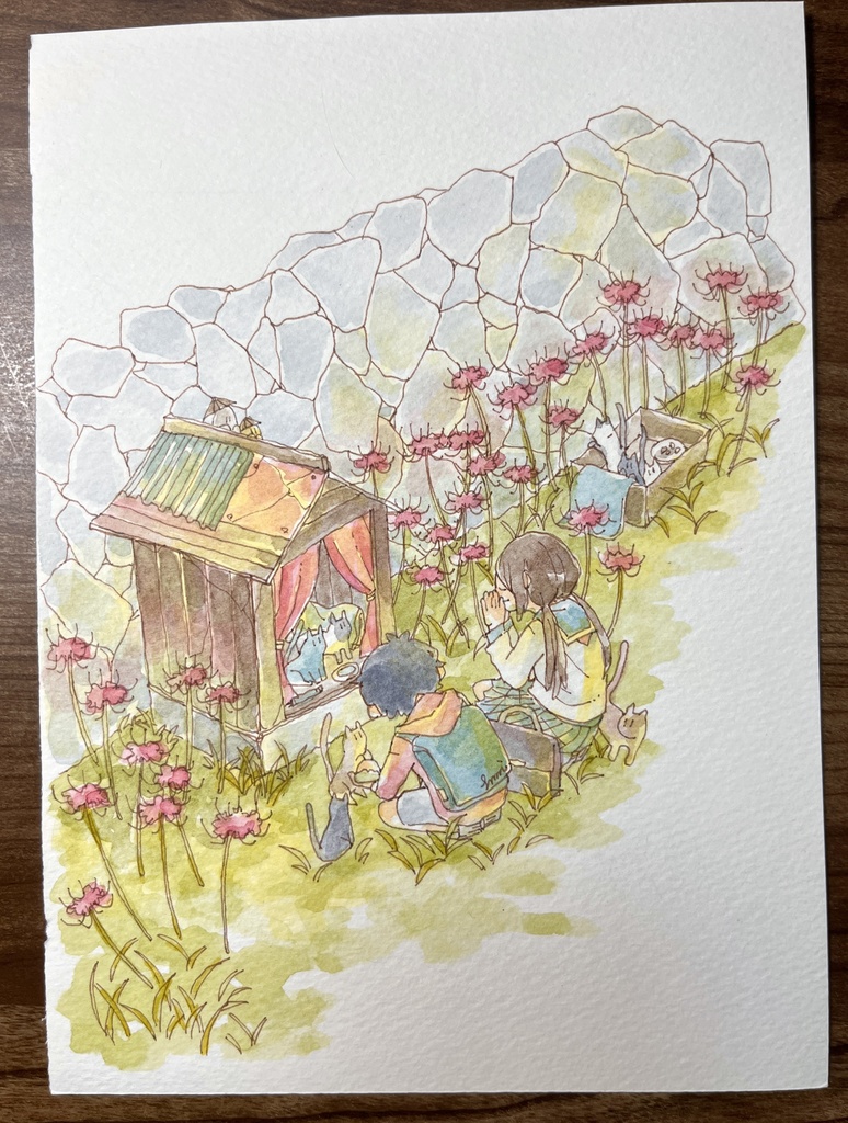 【 原画 】祈り(額なし)