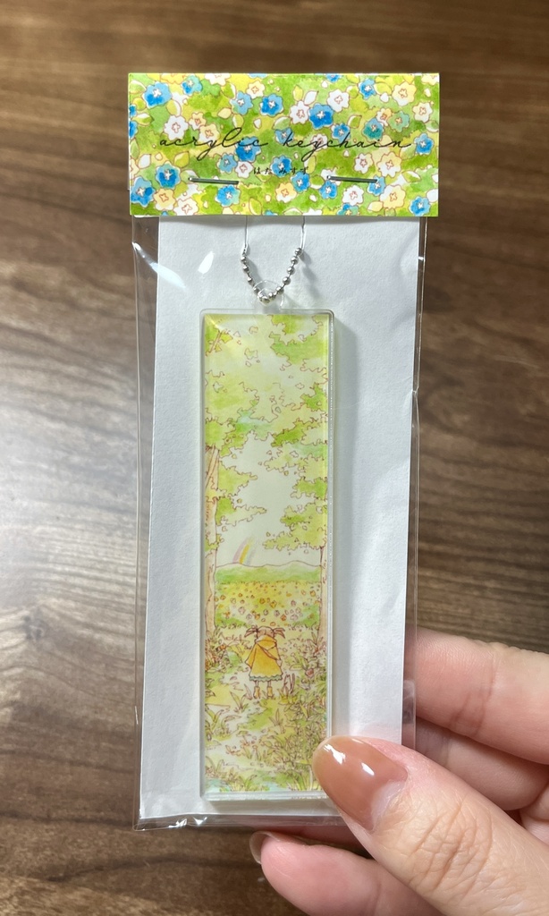 アクリルキーホルダー（雨上がり・縦長型）