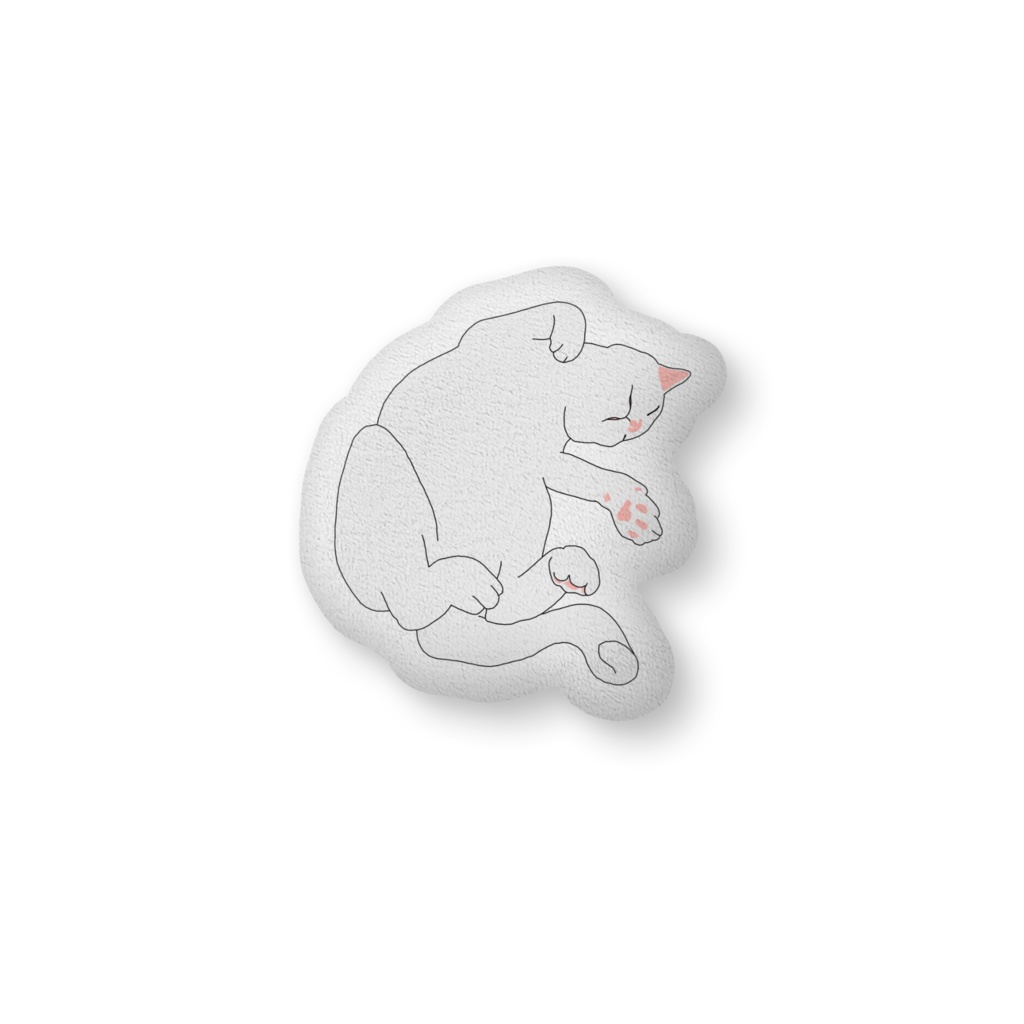 ふかふかもふもふおひるねネコチャンクッション