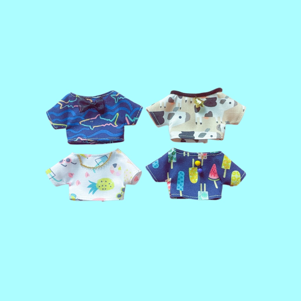 柄シャツ4種