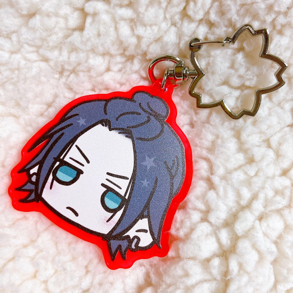 カラーアクリルキーチェーン