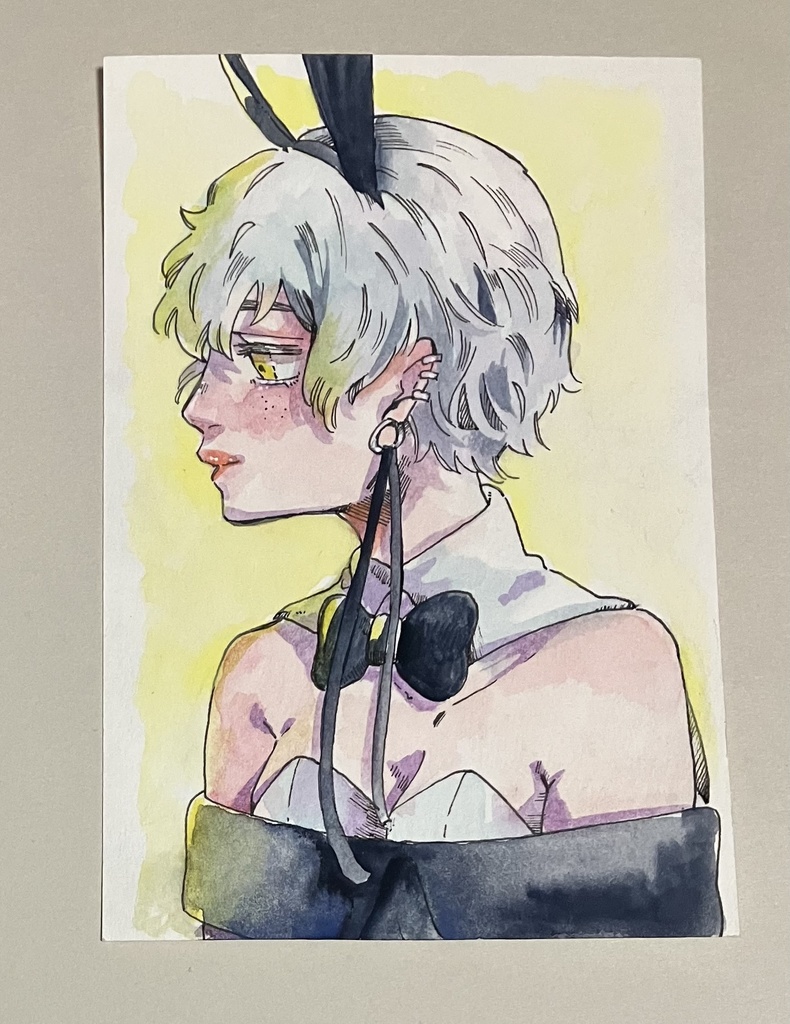 リジー《ハガキイラスト原画》